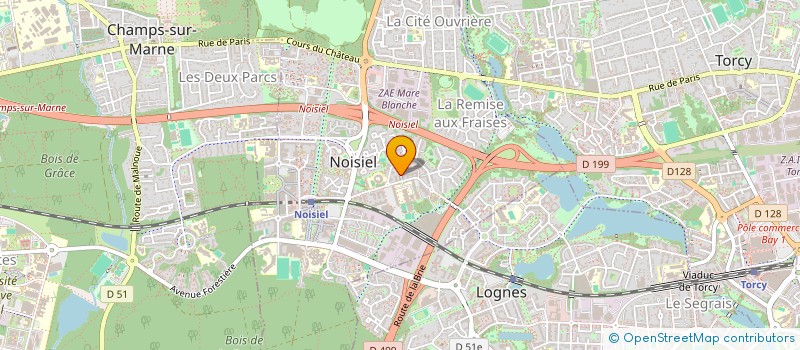 localisation de l'entreprise MADAME MURIEL SPORTOUCH à NOISIEL