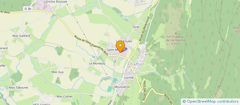 localisation de l'entreprise MADAME MURIEL TENAND à VAL-REVERMONT