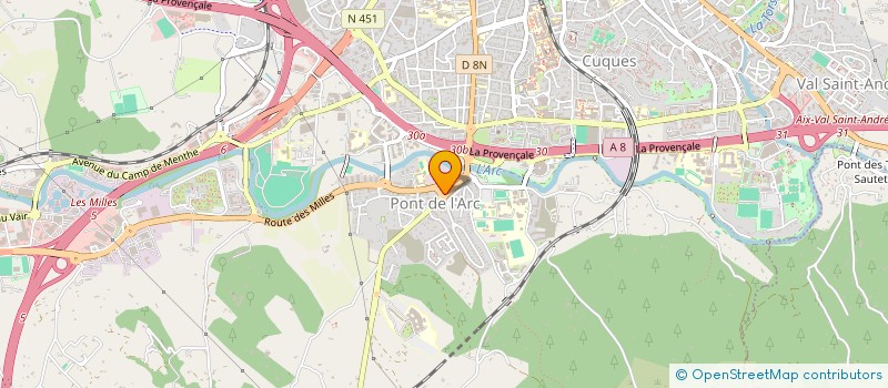 localisation de l'entreprise MADAME MURIEL THEBAUD  AIX-EN-PROVENCE