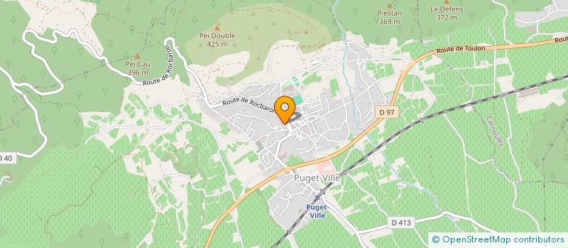 localisation de l'entreprise MADAME MURIEL THIERRI  PUGET-VILLE