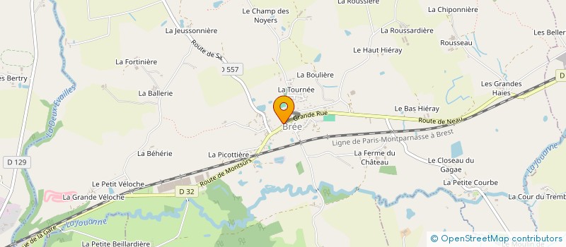 localisation de l'entreprise MADAME MURIEL TOUCHARD  BREE