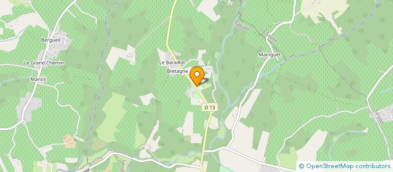 localisation de l'entreprise MADAME MURIEL TROADEC  CAPIAN