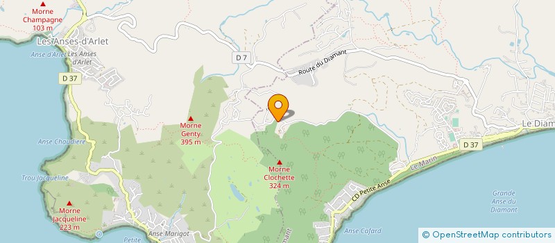 localisation de l'entreprise MADAME MURIEL TUA  DIAMANT