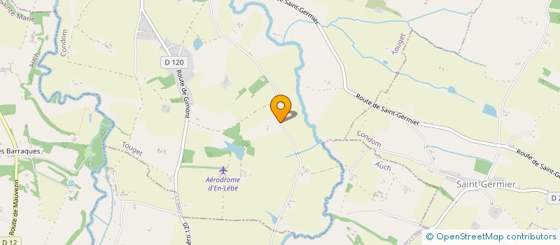 localisation de l'entreprise MADAME MURIEL TUDZIARZ  TOUGET