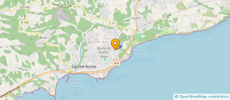 localisation de l'entreprise MADAME MURIEL TUFNER à SAINTE-ANNE