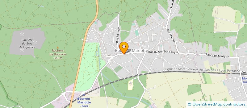 localisation de l'entreprise MADAME MURIEL VAN SEVEREN à BOURRON-MARLOTTE