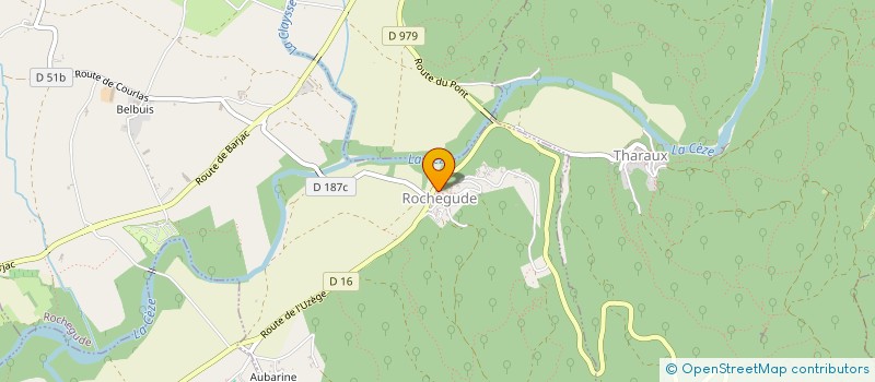 localisation de l'entreprise MADAME MURIEL VANBELLINGHEN  ROCHEGUDE