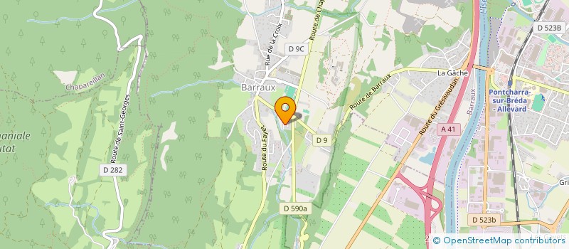 localisation de l'entreprise MADAME MURIEL VANDERMESSE  BARRAUX