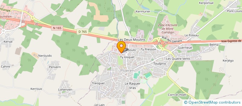 localisation de l'entreprise MADAME MURIEL VANNIER à AURAY