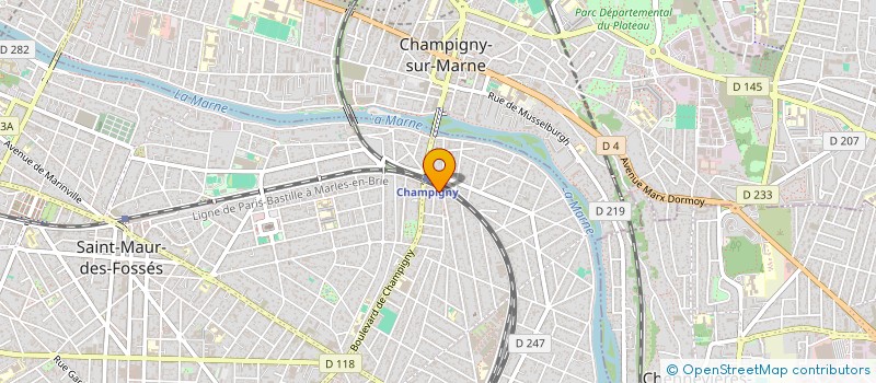 localisation de l'entreprise MADAME MURIEL VAYSSIERE à SAINT-MAUR-DES-FOSSES