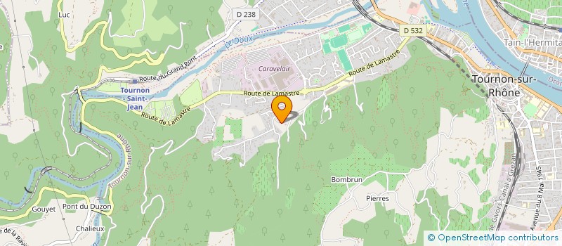 localisation de l'entreprise MADAME MURIEL VERAND à TOURNON-SUR-RHONE