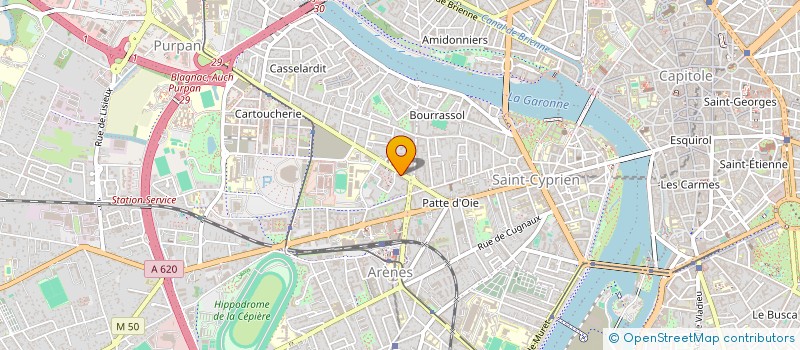 localisation de l'entreprise MADAME MURIEL VIDAL  TOULOUSE