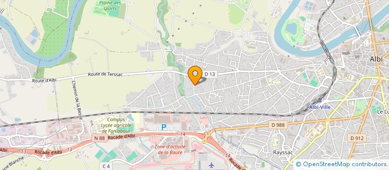 localisation de l'entreprise MADAME MURIEL VIGUIE  ALBI