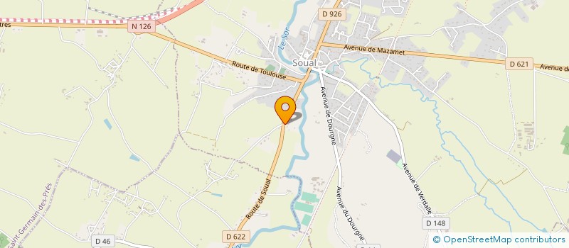 localisation de l'entreprise MADAME MURIEL VILOTTE  SOUAL