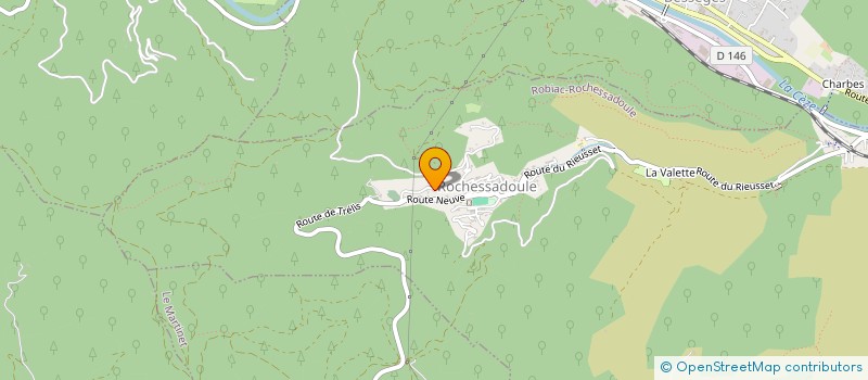 localisation de l'entreprise MADAME MURIEL VINCENZI  ROBIAC-ROCHESSADOULE