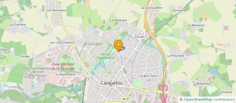 localisation de l'entreprise MADAME MURIEL VOLAT à CARQUEFOU