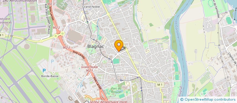 localisation de l'entreprise MADAME MURIEL WATIER à BLAGNAC