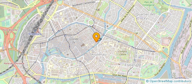 localisation de l'entreprise MADAME MURIEL WEHRLEN à STRASBOURG