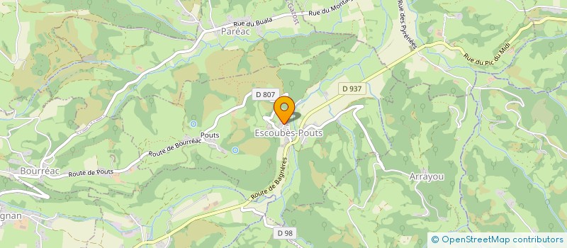 localisation de l'entreprise MADAME MURIEL ZANON  ESCOUBES-POUTS