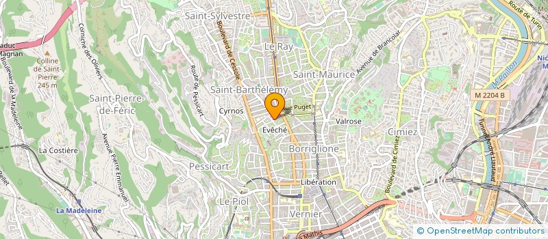 localisation de l'entreprise MADAME MURIEL ZERBIB à NICE