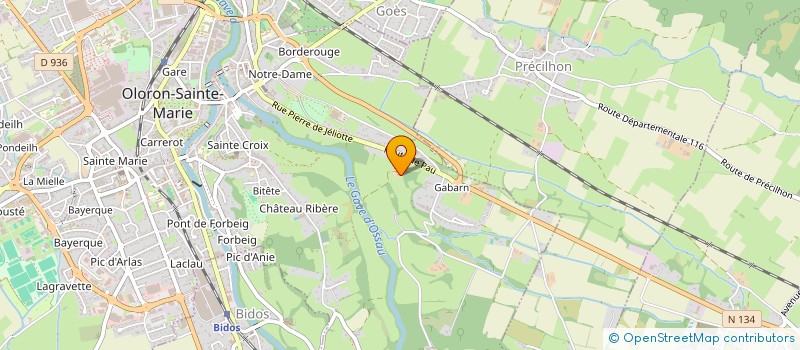 localisation de l'entreprise MADAME MURIEL ZOCCOLA  OLORON-SAINTE-MARIE