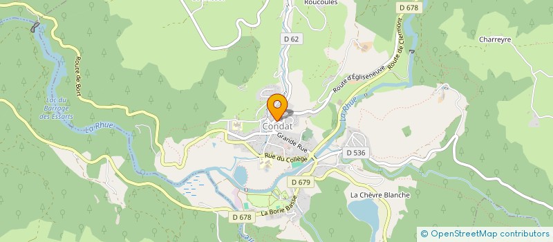 localisation de l'entreprise MADAME MURIELE COURAULT à CONDAT
