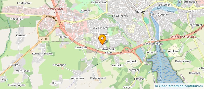 localisation de l'entreprise MADAME MURIELE MENOTTI à AURAY