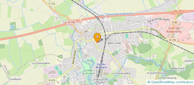 localisation de l'entreprise MADAME MURIELLE ADAM  DOL-DE-BRETAGNE