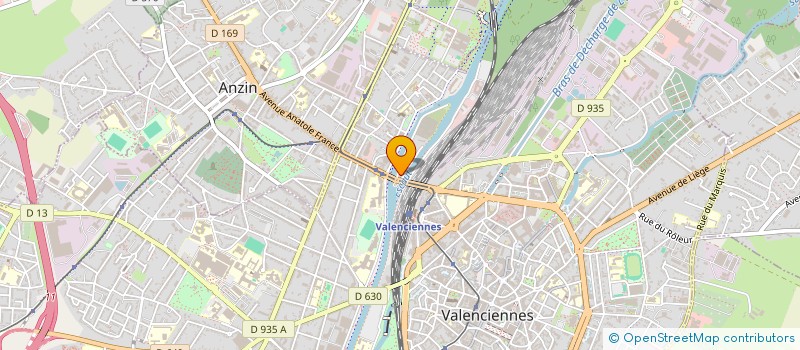 localisation de l'entreprise MADAME MURIELLE ALLARD  VALENCIENNES