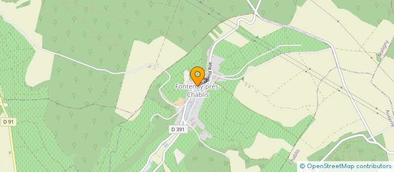 localisation de l'entreprise MADAME MURIELLE ALLINDRE à FONTENAY-PRES-CHABLIS