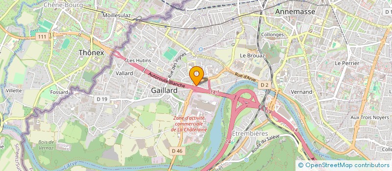 localisation de l'entreprise MADAME MURIELLE ARNAUD  GAILLARD