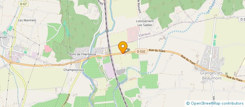 localisation de l'entreprise MADAME MURIELLE AUBERT à GRANGES-LES-BEAUMONT