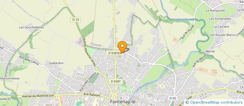 localisation de l'entreprise MADAME MURIELLE AUGER à FONTENAY-LE-COMTE
