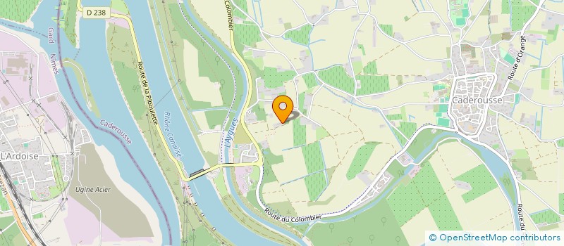 localisation de l'entreprise MADAME MURIELLE BAFFONI  CADEROUSSE