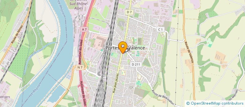 localisation de l'entreprise MADAME MURIELLE BALBINOT  PORTES-LES-VALENCE