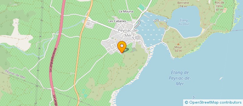 localisation de l'entreprise MADAME MURIELLE BARTHELEMY à PEYRIAC-DE-MER