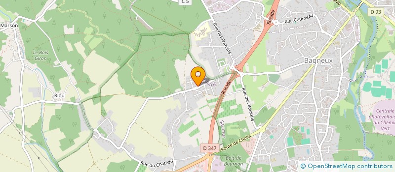 localisation de l'entreprise MADAME MURIELLE BAVAY  DISTRE