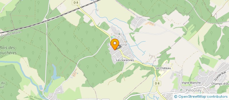 localisation de l'entreprise MADAME MURIELLE BAZIN  CHAUCENNE