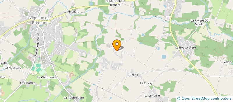 localisation de l'entreprise MADAME MURIELLE BECHIAU  VIGNEUX-DE-BRETAGNE