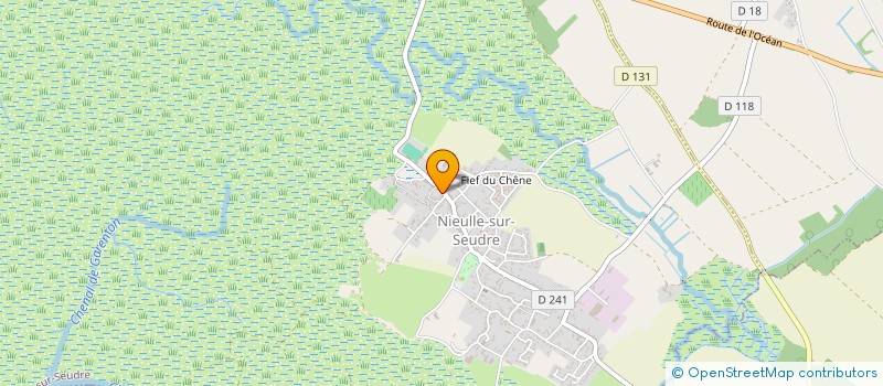 localisation de l'entreprise MADAME MURIELLE BENARD  NIEULLE-SUR-SEUDRE