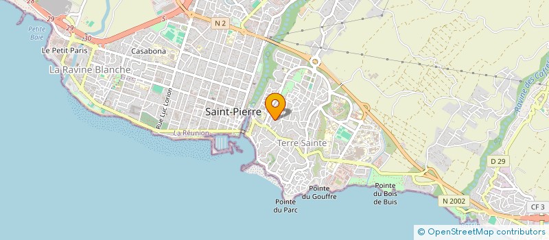 localisation de l'entreprise MADAME MURIELLE BENARD à SAINT-PIERRE