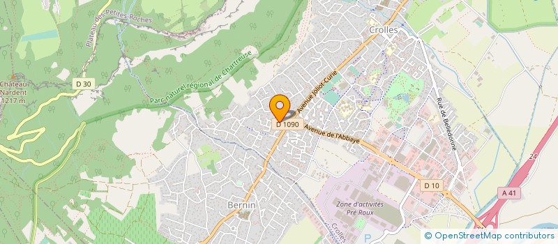 localisation de l'entreprise MADAME MURIELLE BERNARD à CROLLES