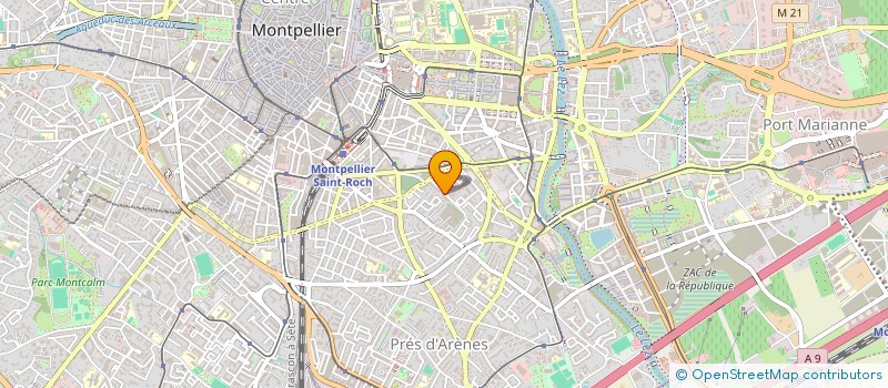 localisation de l'entreprise MADAME MURIELLE BERTRAND à MONTPELLIER