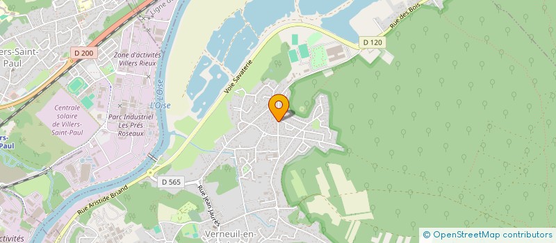 localisation de l'entreprise MADAME MURIELLE BOISFER  VERNEUIL-EN-HALATTE