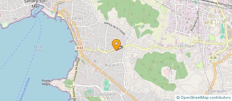 localisation de l'entreprise MADAME MURIELLE BOMBACE à SIX-FOURS-LES-PLAGES