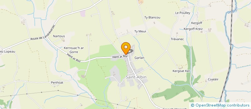 localisation de l'entreprise MADAME MURIELLE BONJOUR  PLOGONNEC