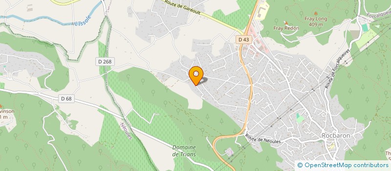 localisation de l'entreprise MADAME MURIELLE BONNET  ROCBARON