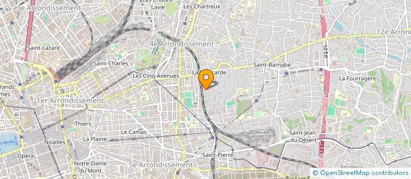 localisation de l'entreprise MADAME MURIELLE BORDIERE à MARSEILLE