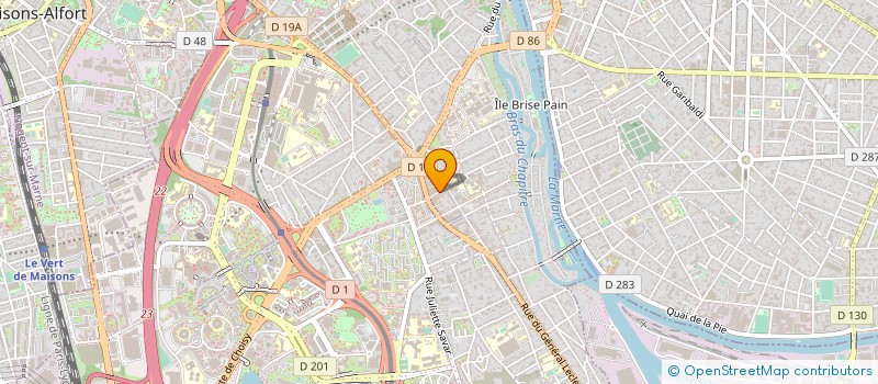 localisation de l'entreprise MADAME MURIELLE BOSINEL  CRETEIL