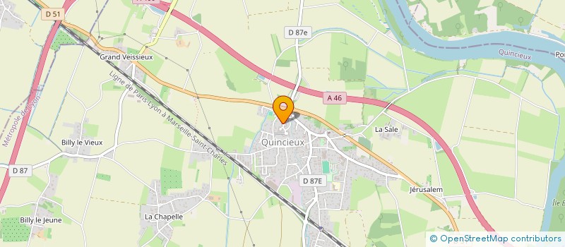 localisation de l'entreprise MADAME MURIELLE BOUSQUET  QUINCIEUX